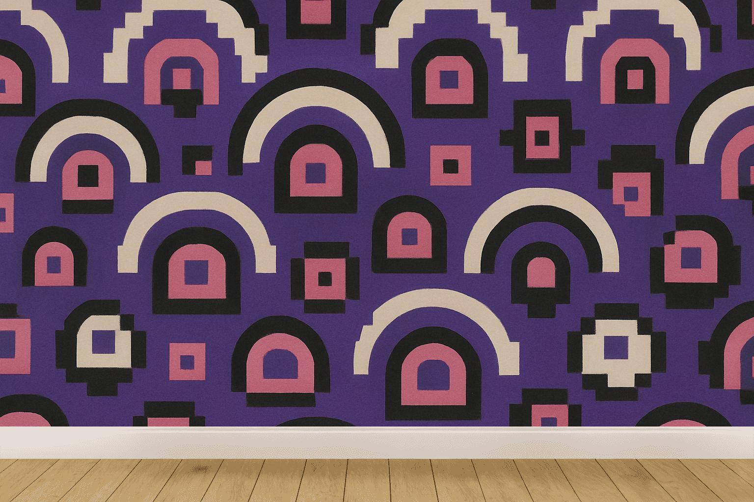 Concentric Step Rings trendy peel wallpapers