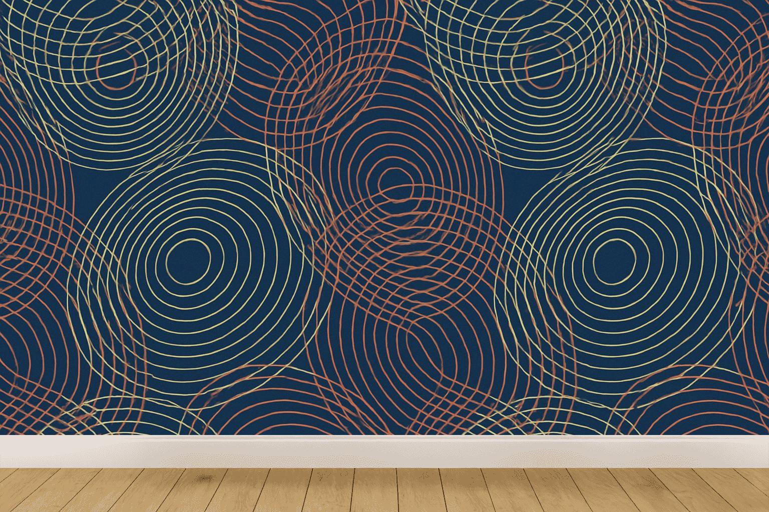 Moire Orbit Overprint premium wall decorations