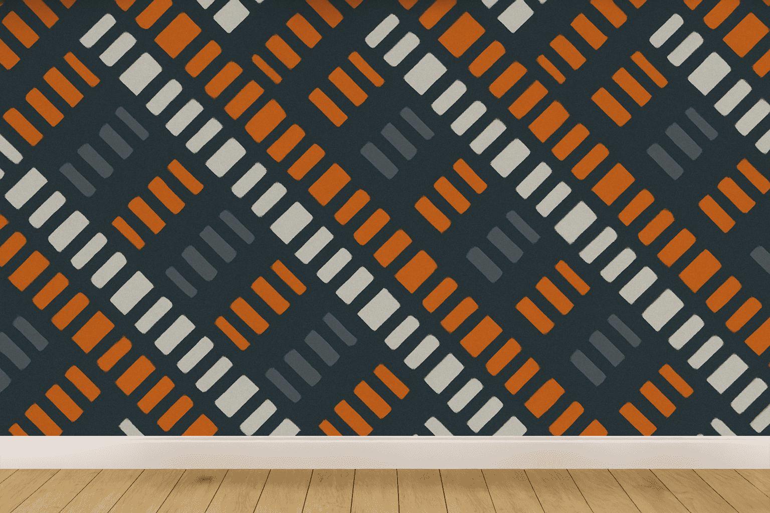 Diagonal Track Patchwork stylish home wallpapers