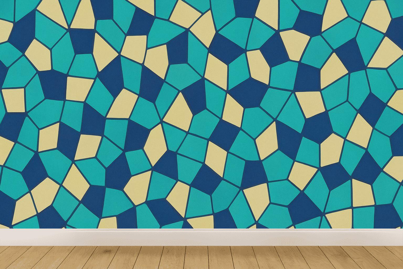 Cellular Shard Quilt trendy peel wallpapers