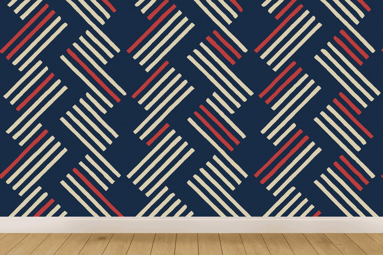 Diagonal Rail Step Cascade unique pattern wallpapers