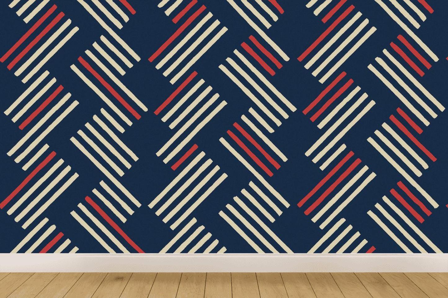 Diagonal Rail Step Cascade unique pattern wallpapers