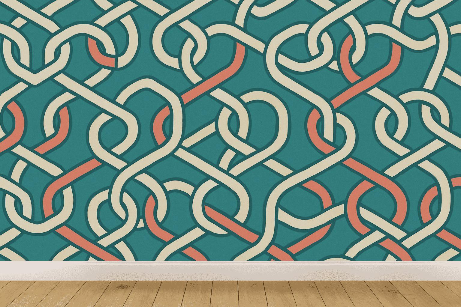Hex Knot Loop Tessellation unique pattern wallpapers