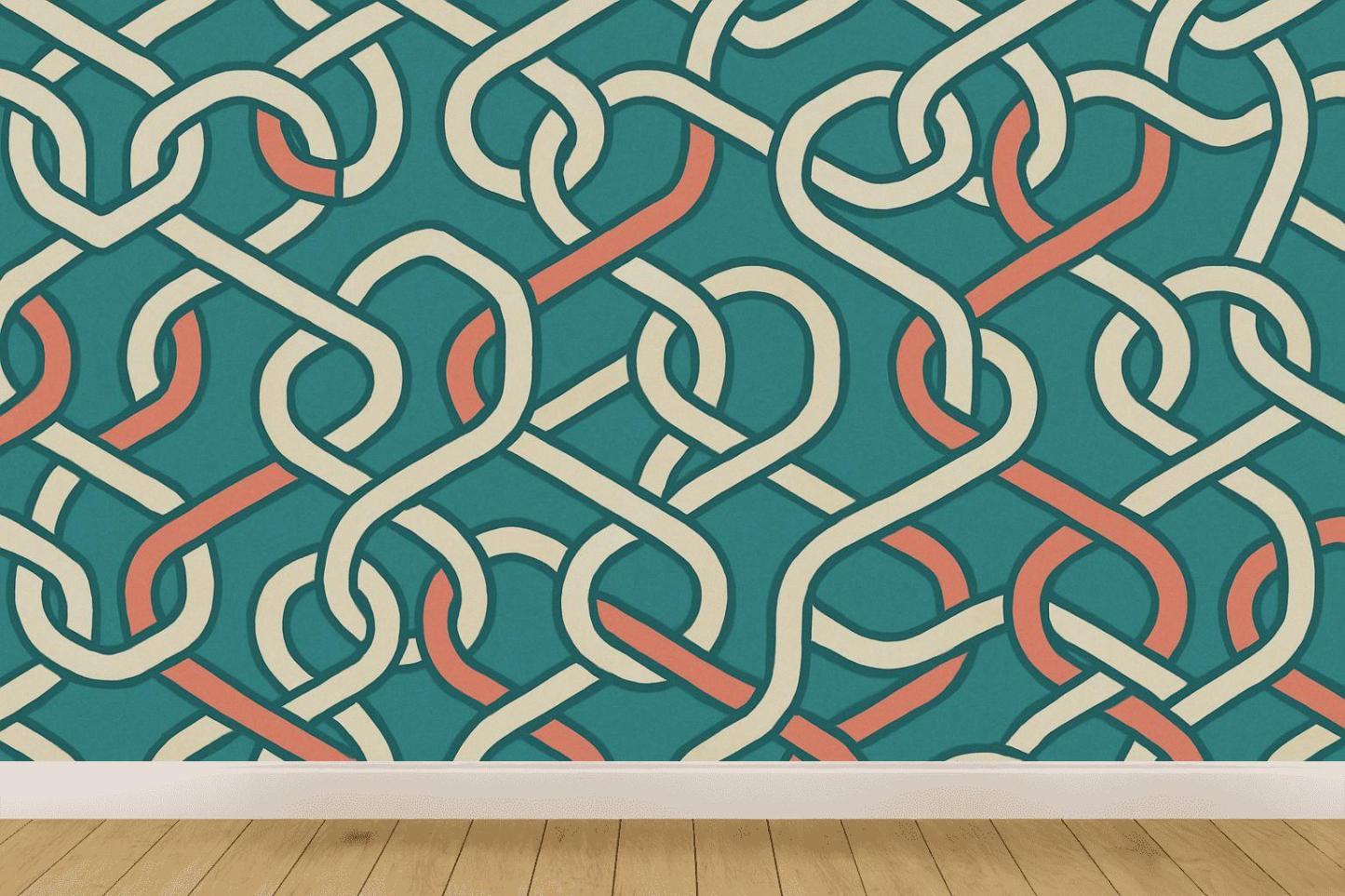 Hex Knot Loop Tessellation unique pattern wallpapers