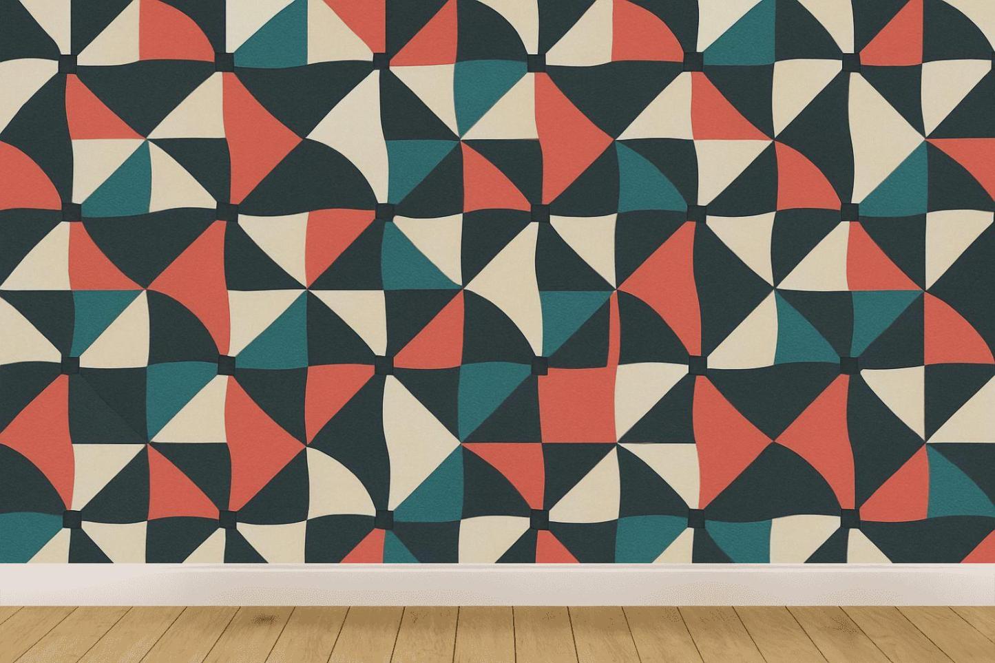 Pinwheel Tile Countershift premium wall decorations