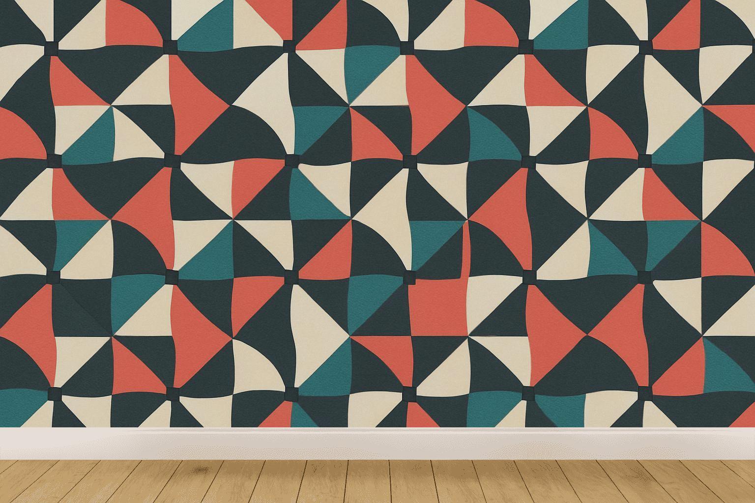 Pinwheel Tile Countershift premium wall decorations