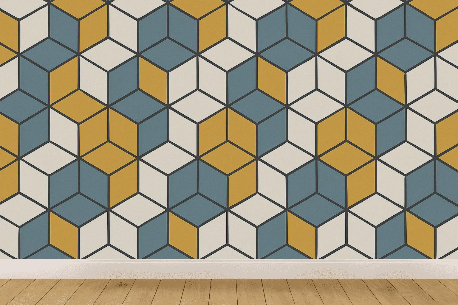 Kite Hex Weave Matrix premium wall decorations