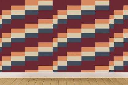 Step Stripe Quantize decorative wall murals