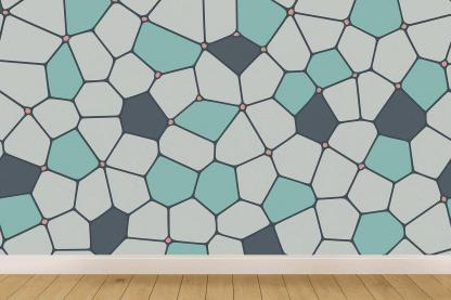Voronoi Cell Chorus trendy peel wallpapers