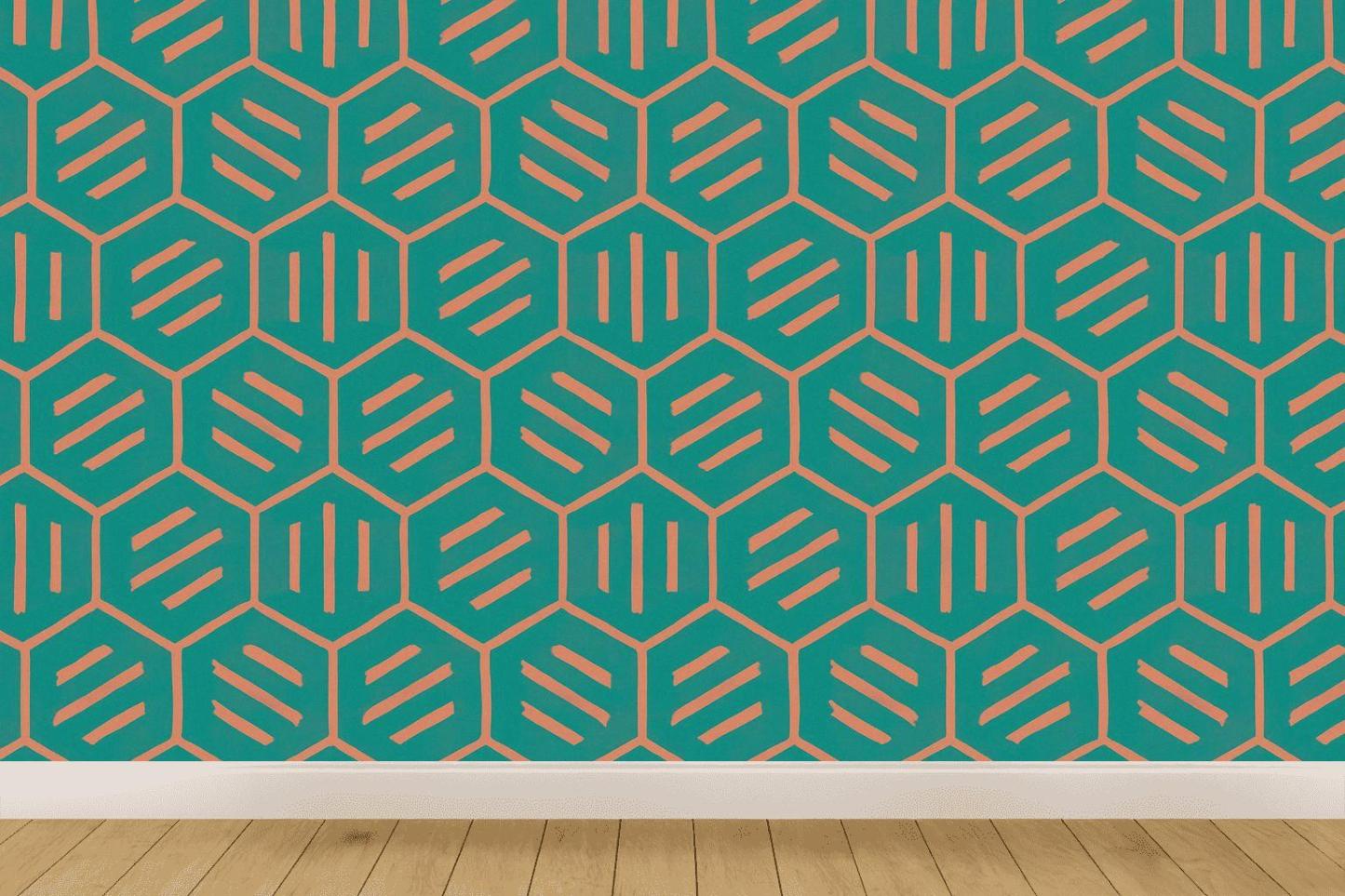 Hex Knot Drift custom wallpapers