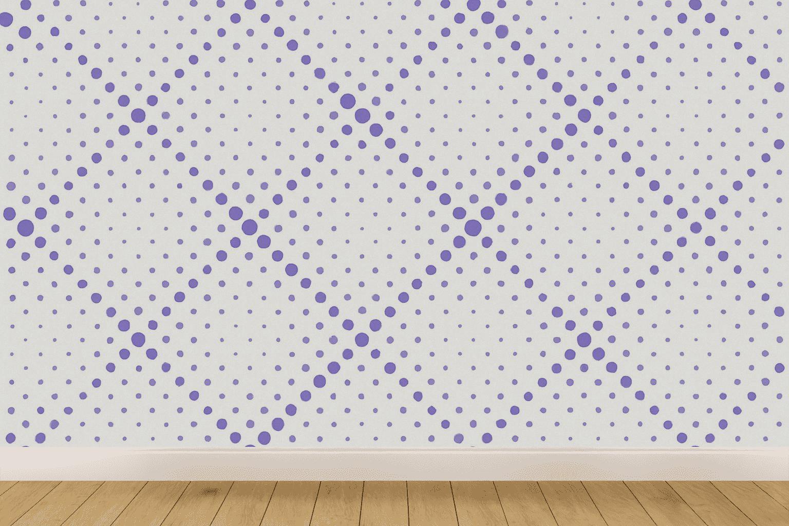 Dot Matrix Vapor Field personalized wall coverings