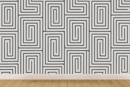 Recursive Edge Ladder Tiles decorative wall murals