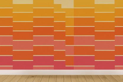 Striped Step Gradient Bands premium wall decorations