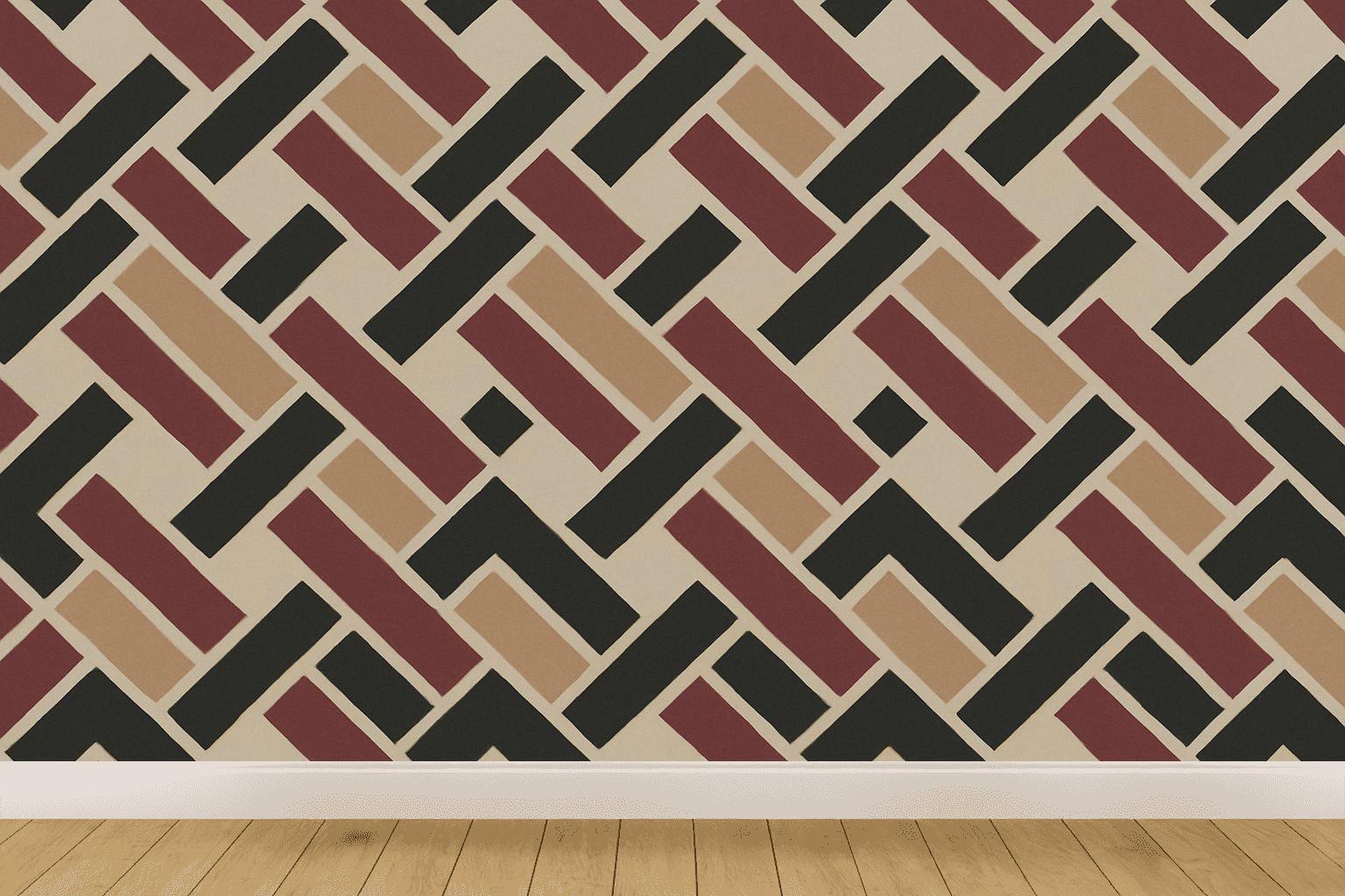 Broken Herringbone Shard Loop stylish home wallpapers