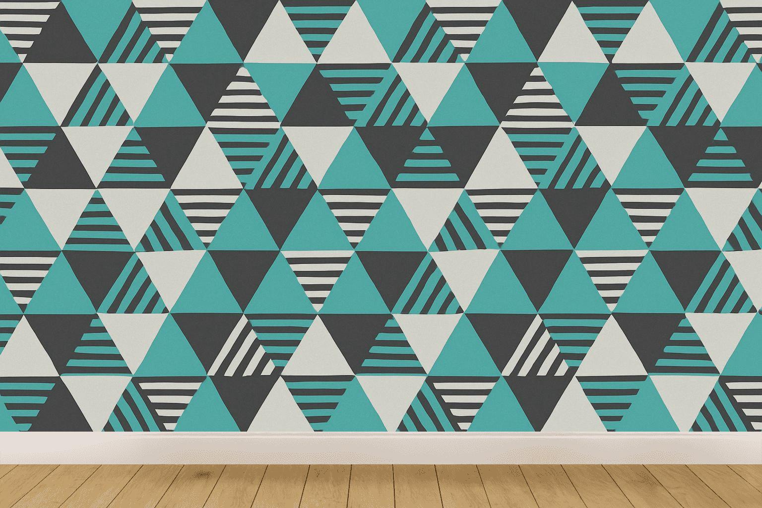 Triangular Split Stripe Circuit custom wallpapers