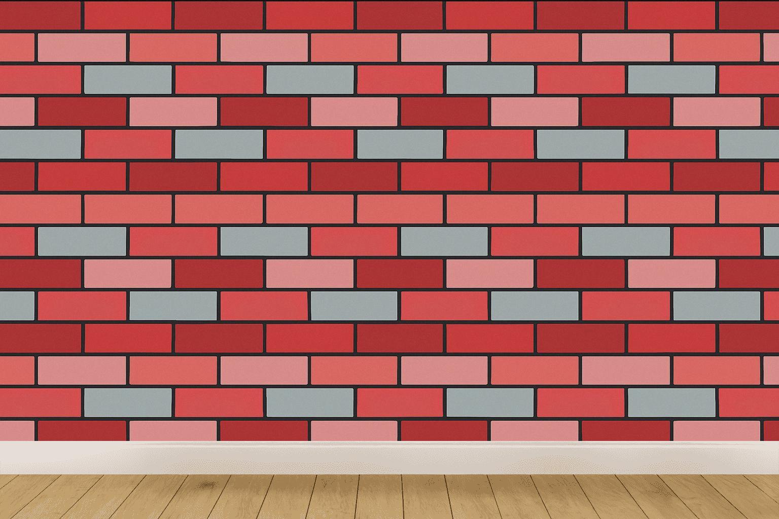 Offset Brick Pulse Grid custom wallpapers