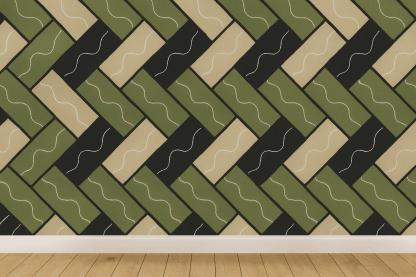 Herringbone Sine Stitch custom wallpapers