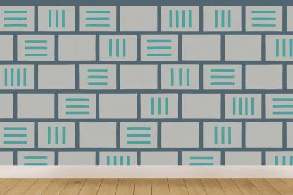 Staggered Block Weave Matrix unique pattern wallpapers