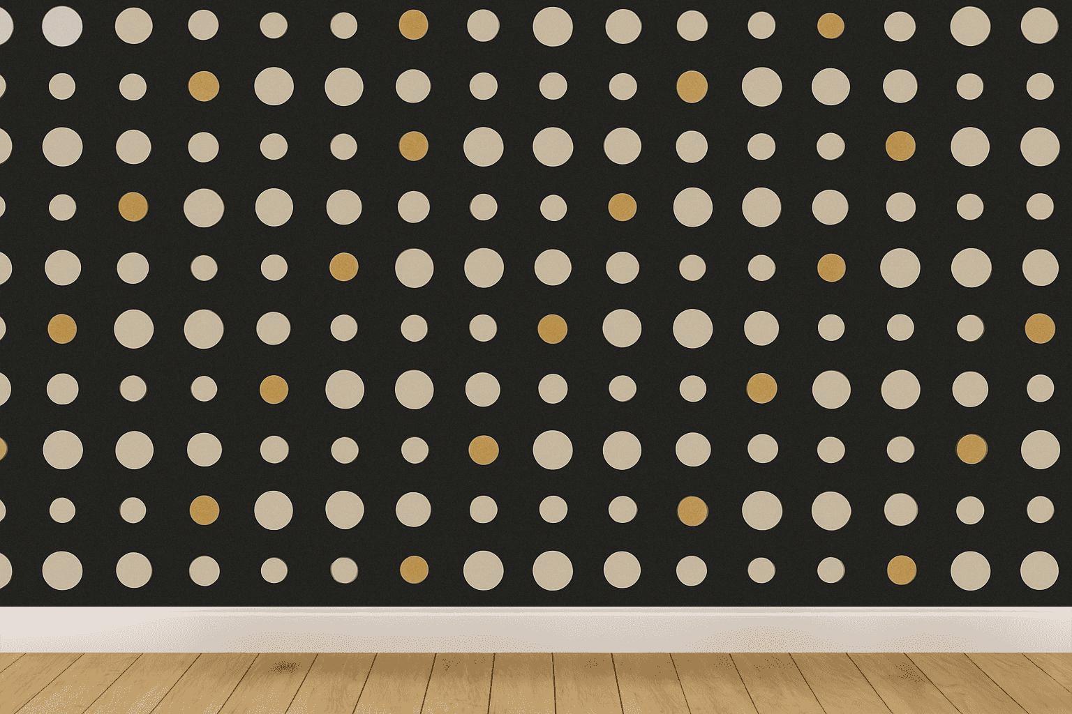 Dot Matrix Phase Drift wallpapers for interior design