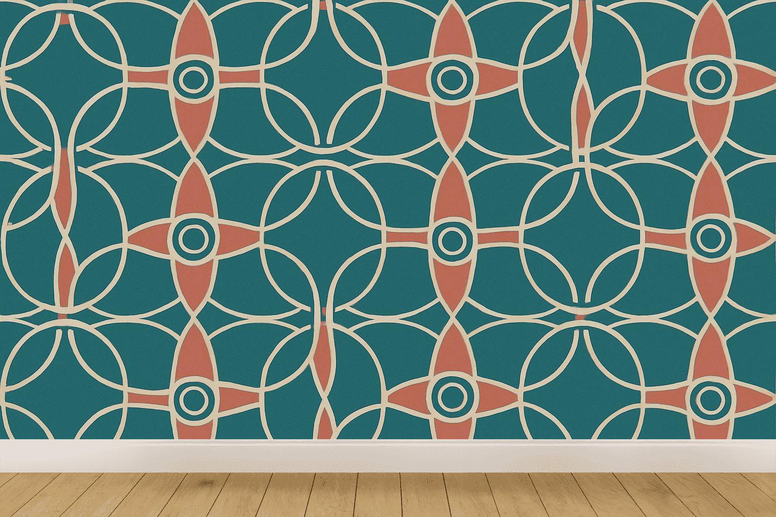 Orbit Weave Overprint unique pattern wallpapers