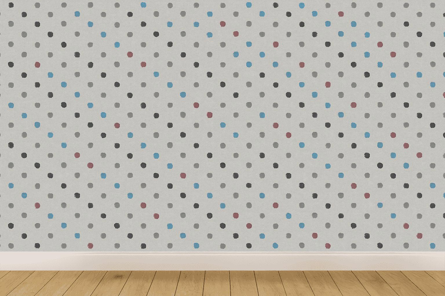 Microdot Drift Matrix designer printed wallpapers