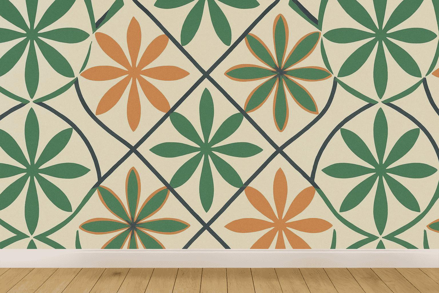 Radial Spindle Tessellation unique pattern wallpapers