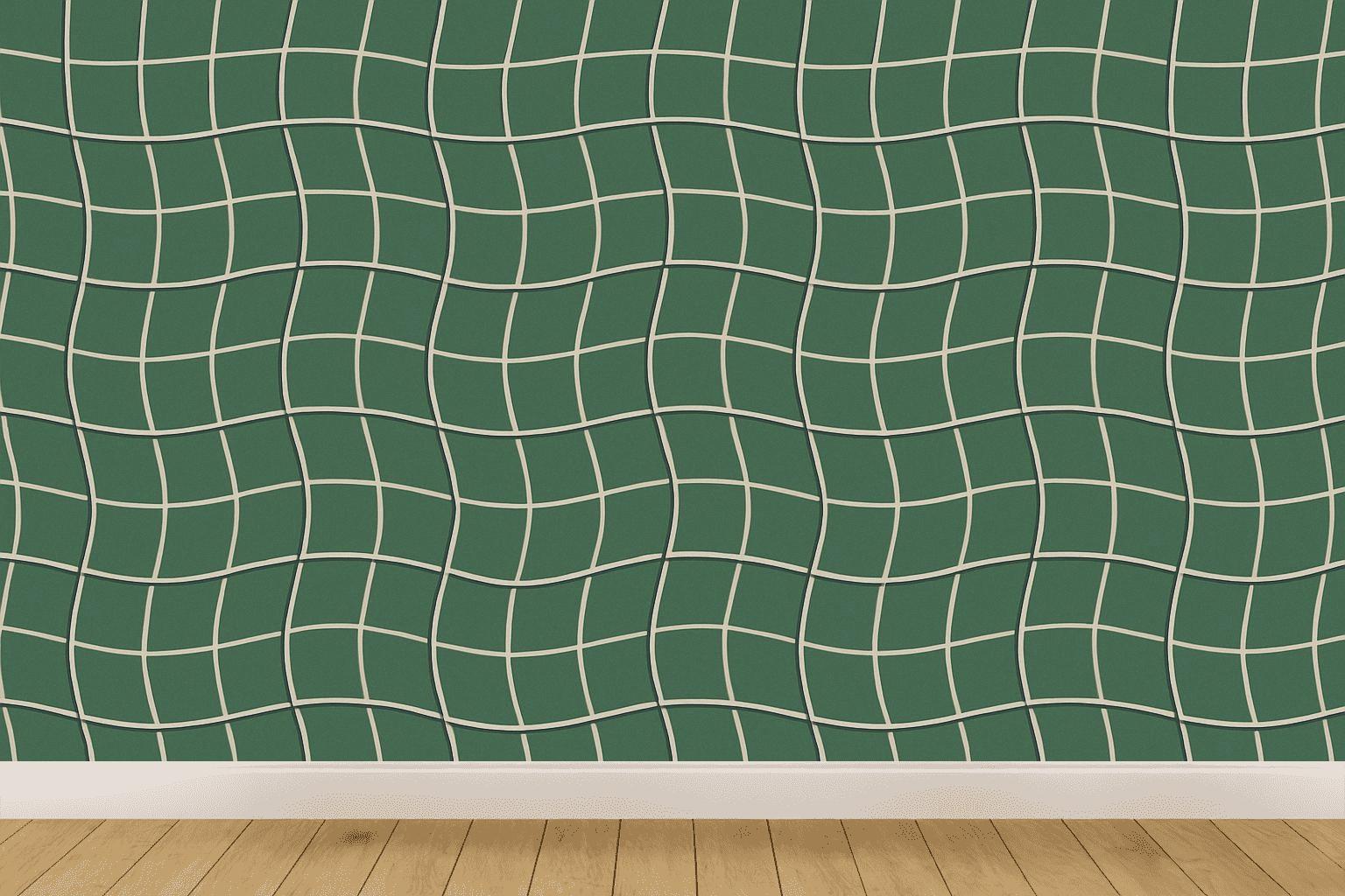 Sheared Grid Ripple decorative wall murals