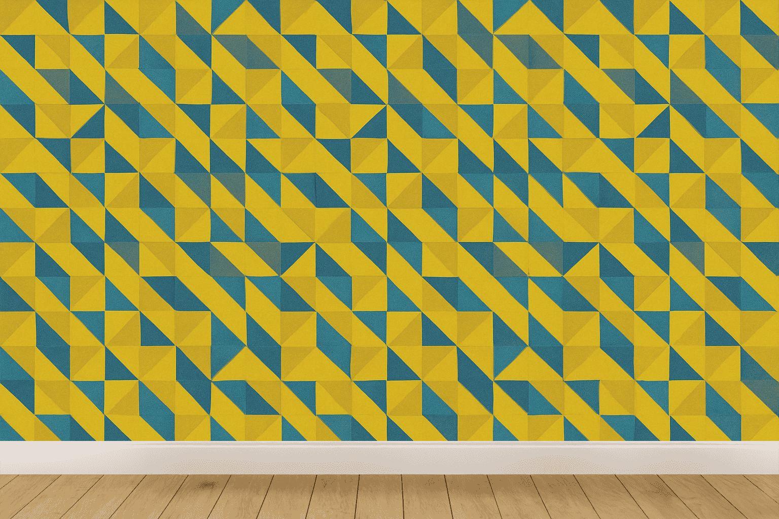 Triangular Shard Mosaic Run wallpapers for interior design