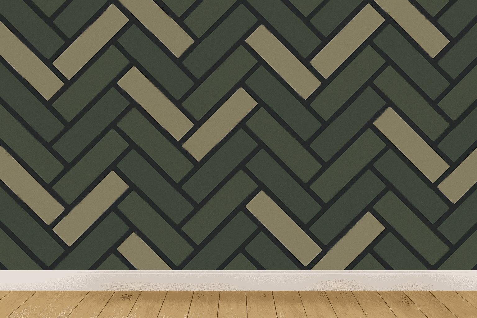Diagonal Notch Herringbone unique pattern wallpapers
