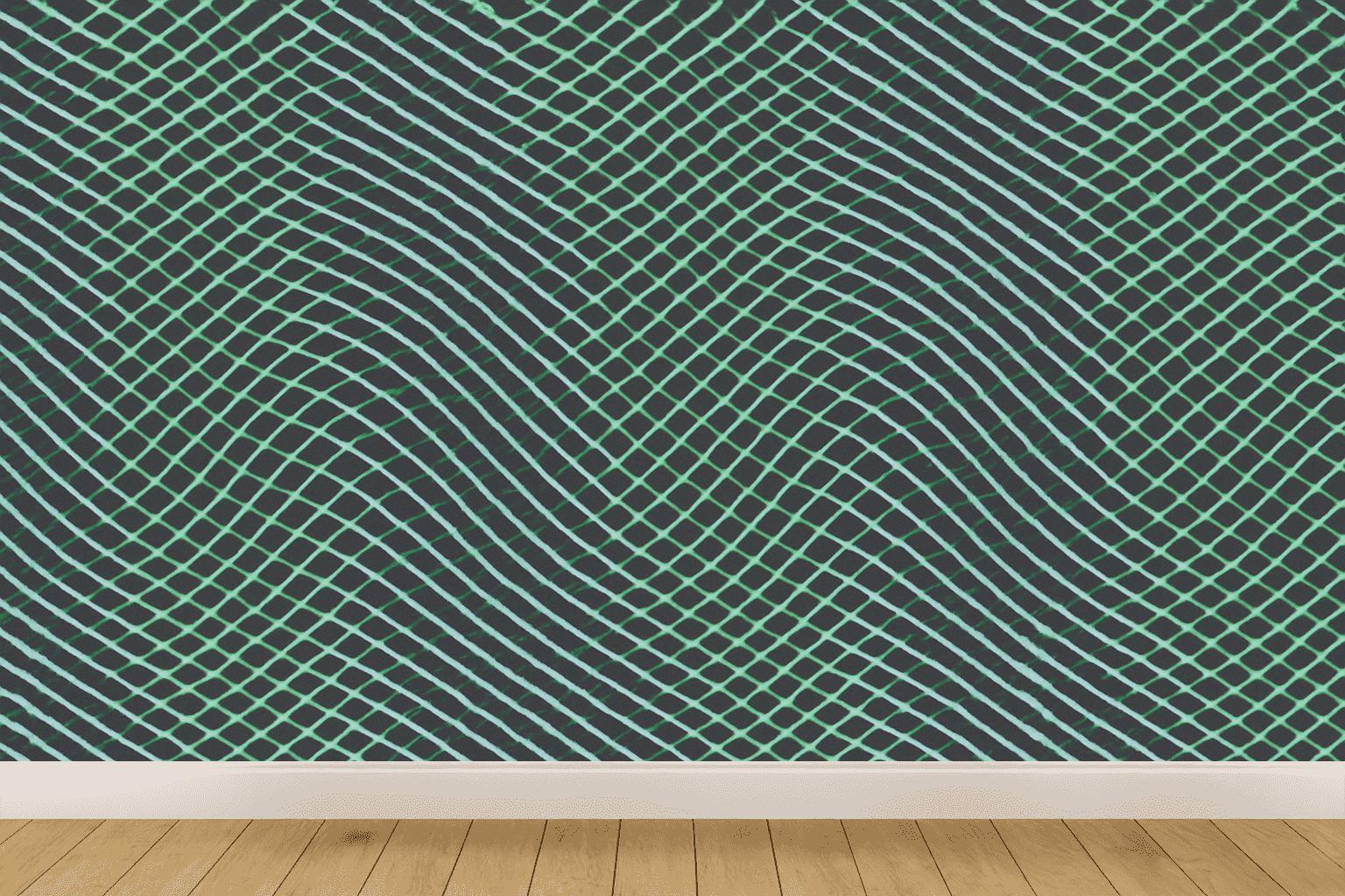 Moire Ladder Weft personalized wall coverings