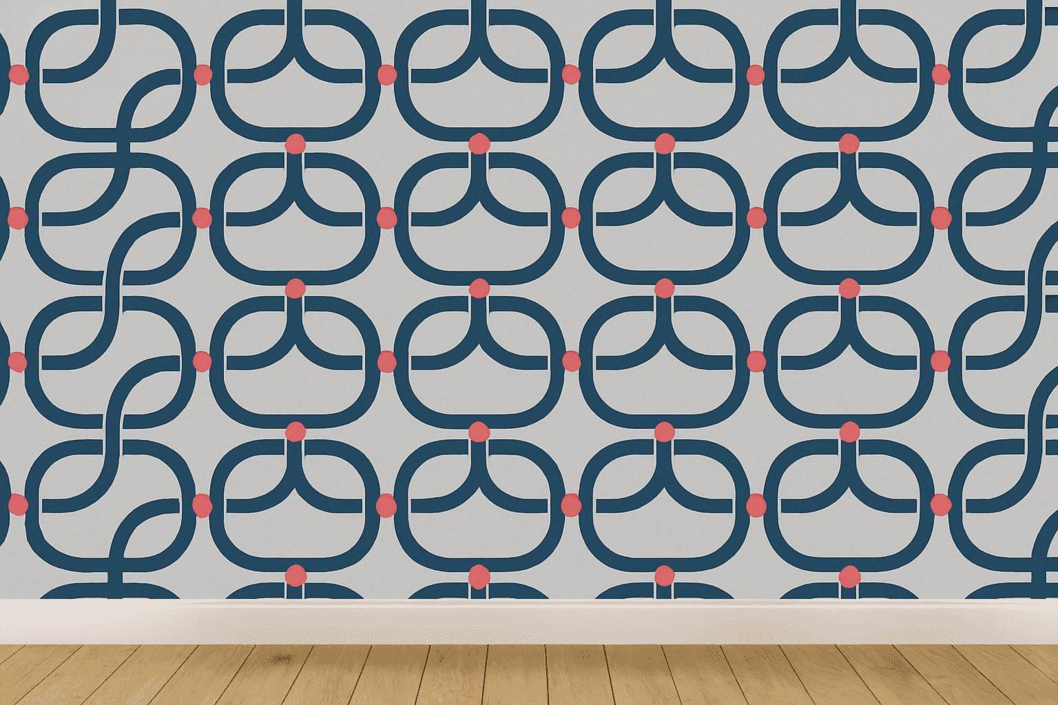 Linked Loop Chain Grid custom wallpapers