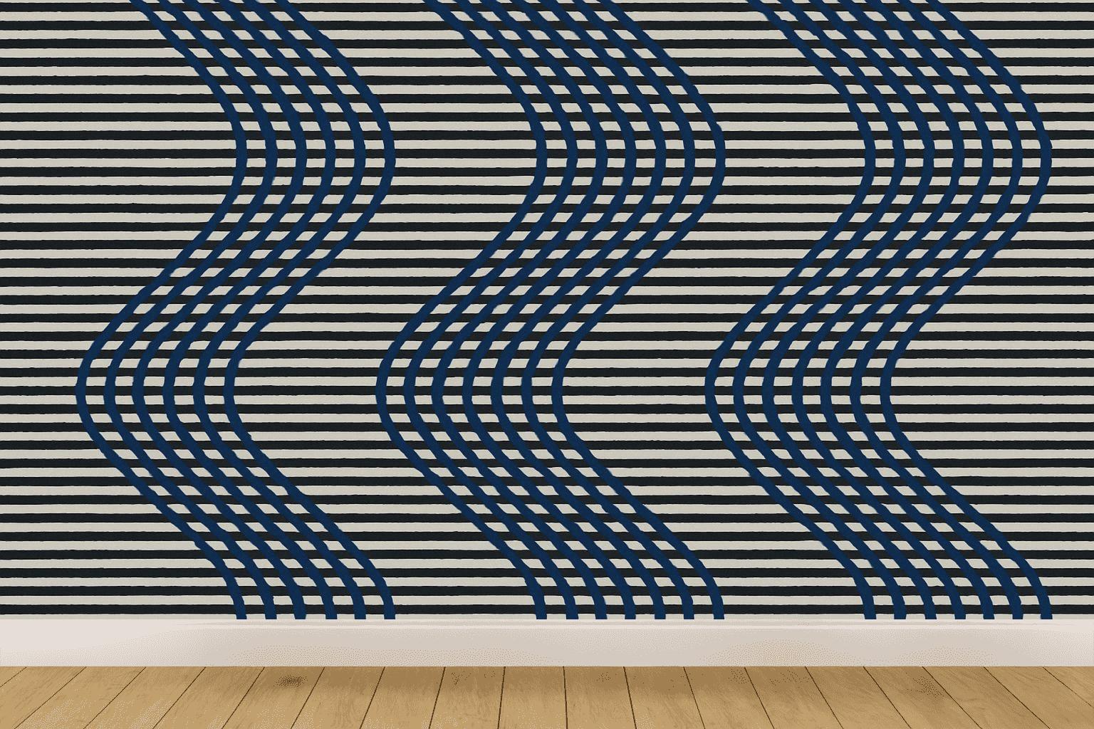 Moire Stripe Interference Sheet premium wall decorations