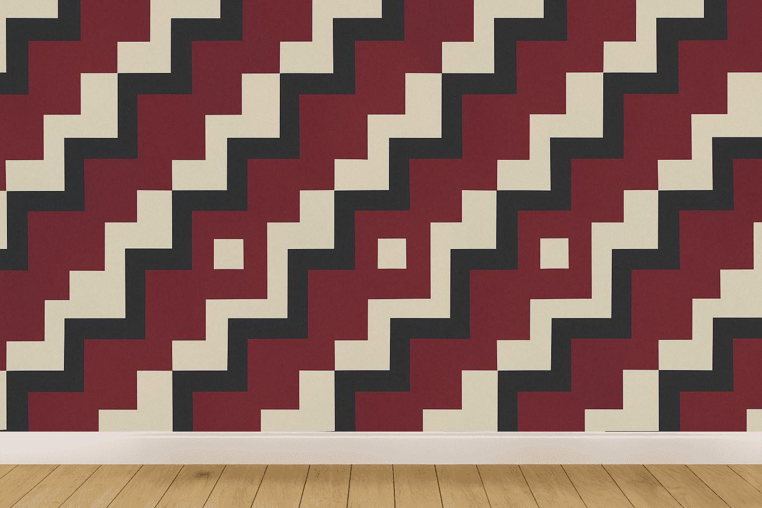 Stair Step Pixel Weave unique pattern wallpapers