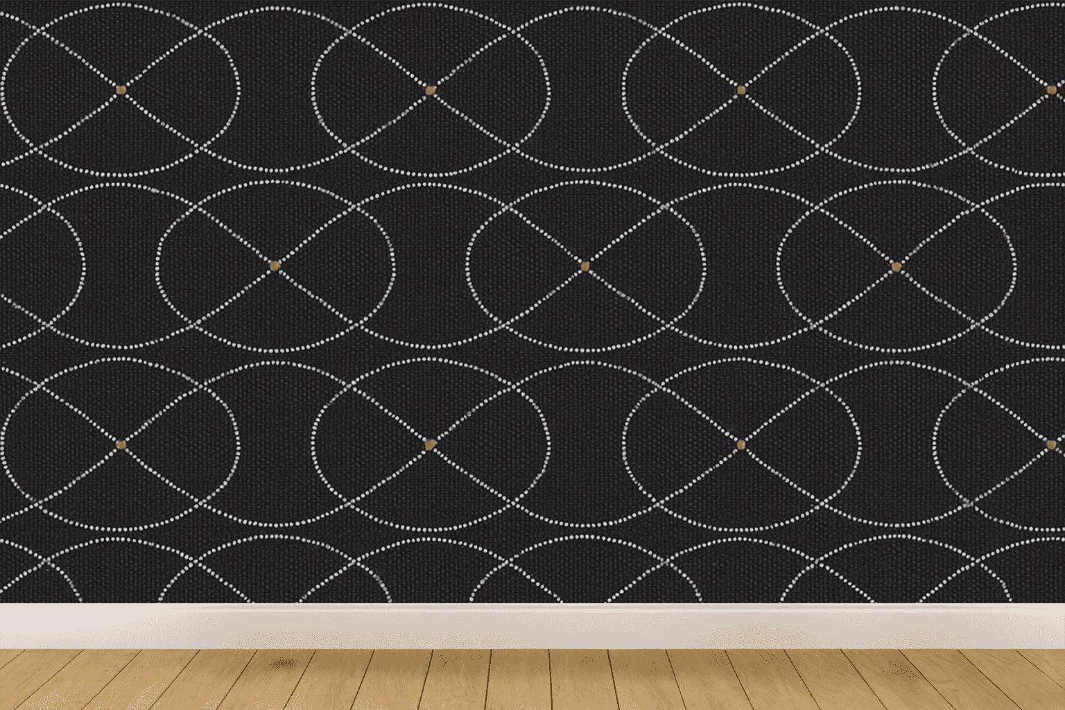 Microdot Orbit Weave trendy peel wallpapers