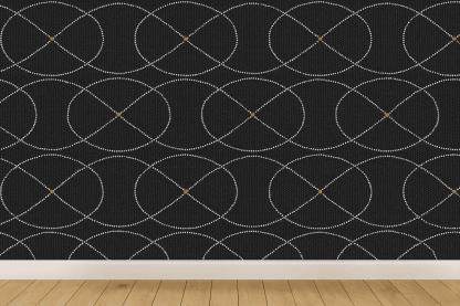Microdot Orbit Weave trendy peel wallpapers