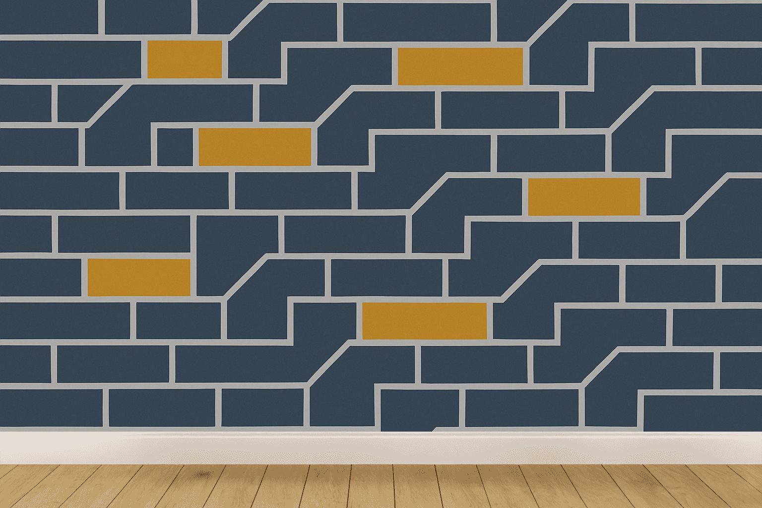 Sheared Brick Phase Ladder custom wallpapers
