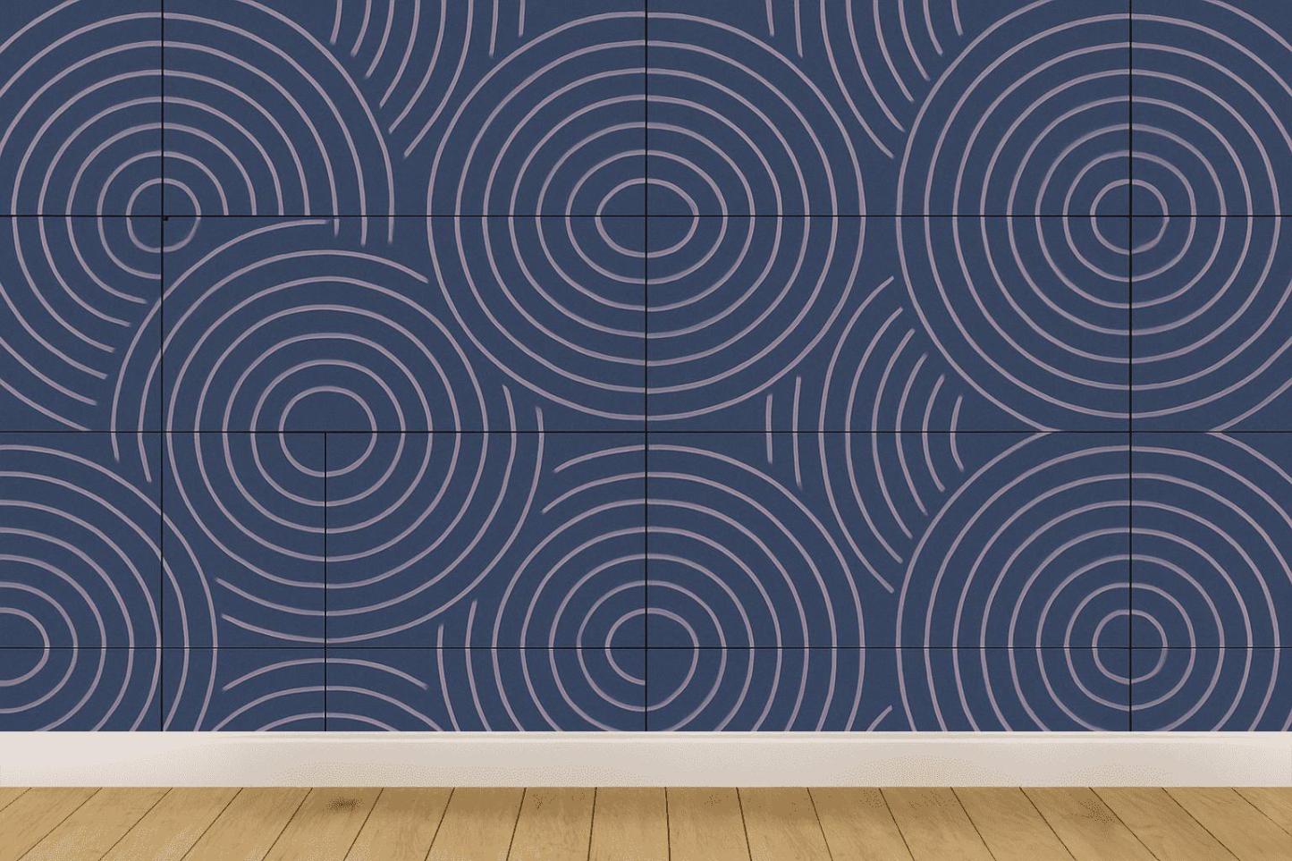 Concentric Arc Register Grid stylish home wallpapers
