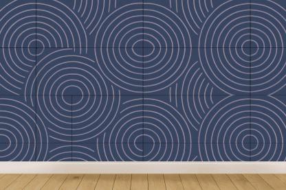 Concentric Arc Register Grid stylish home wallpapers