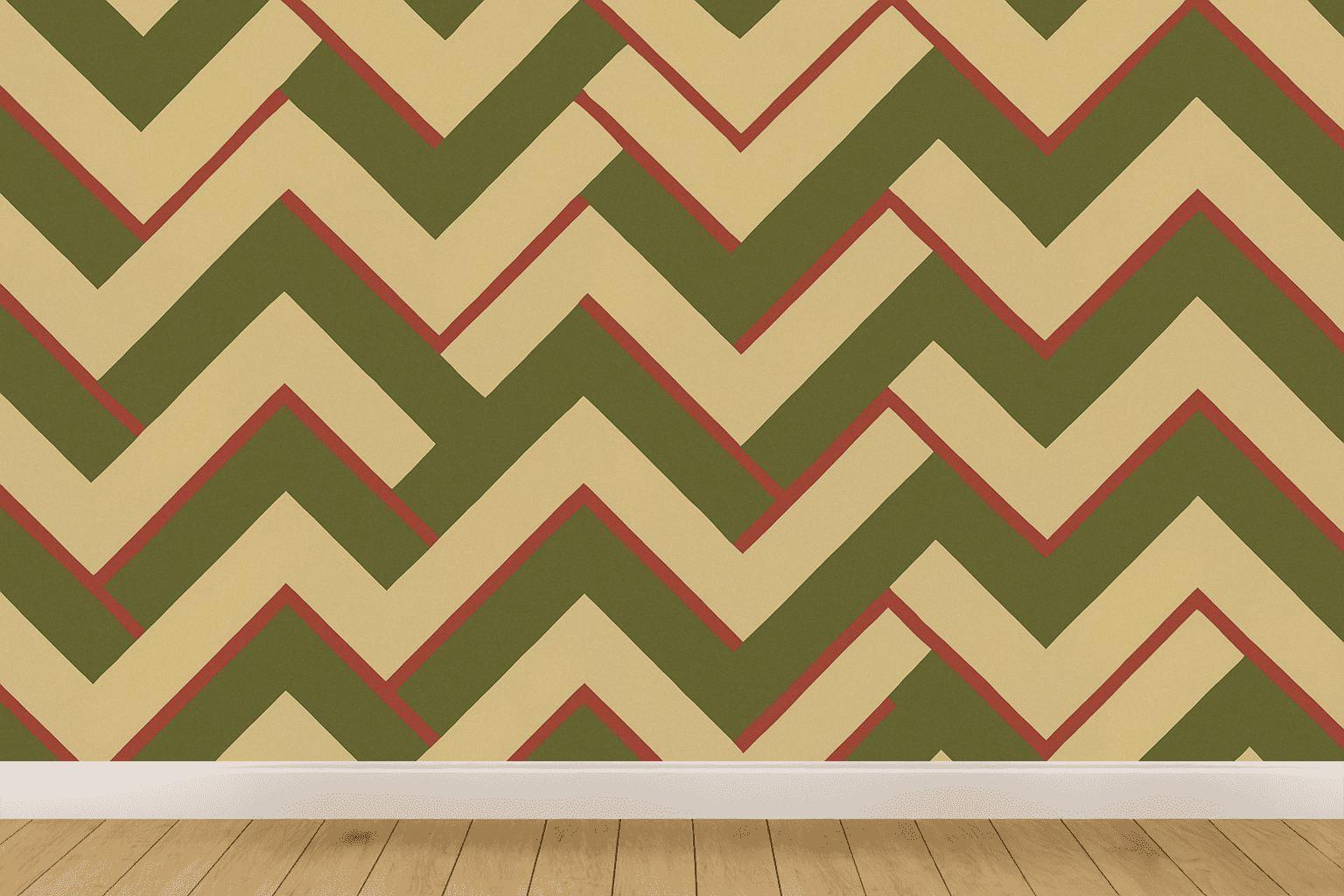 Diagonal Herringbone Pulse premium wall decorations