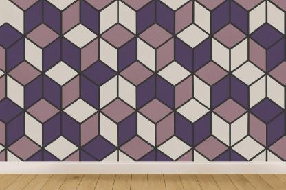 Rhombus Lattice Flipbook personalized wall coverings