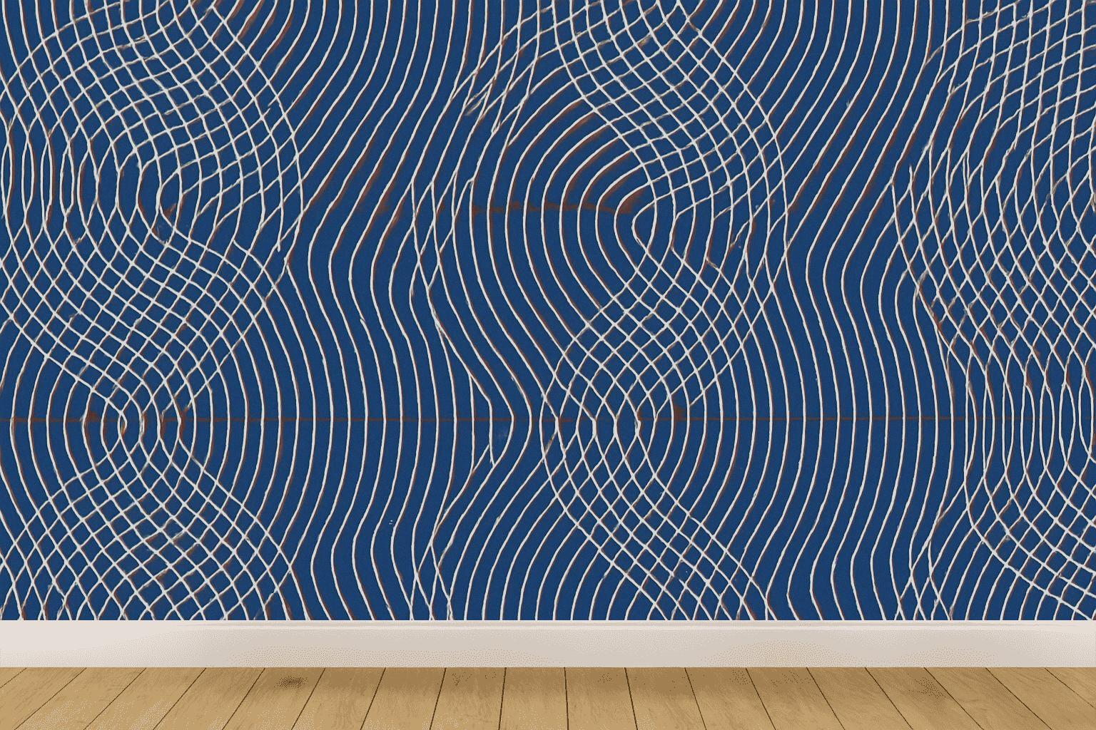 Moire Orbit Weave stylish home wallpapers