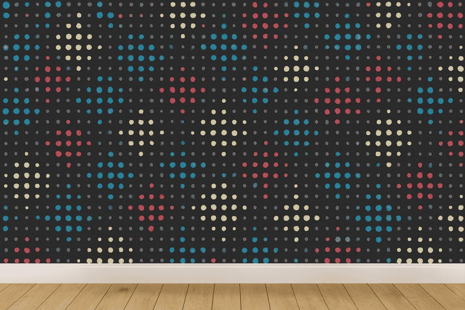 Pixel Dot Nebula Scatter premium wall decorations