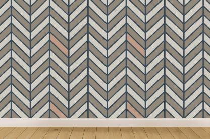 Diamond Panel Herring Flip trendy peel wallpapers