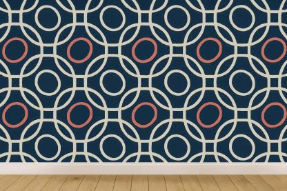 Interference Loop Parquet wallpapers for interior design