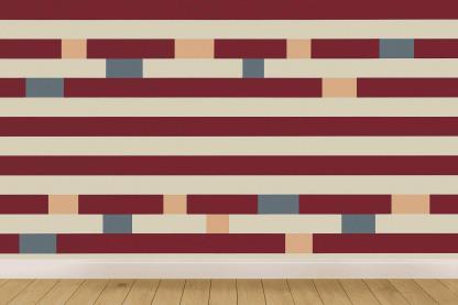 Broken Stripe Harmonics premium wall decorations