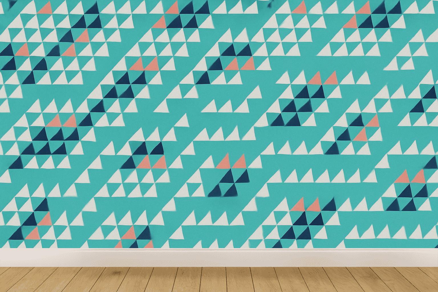 Tri Shard Mosaic March decorative wall murals