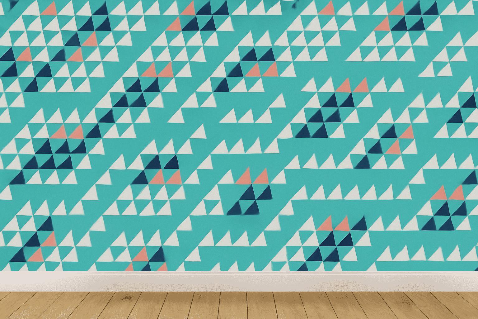 Tri Shard Mosaic March decorative wall murals