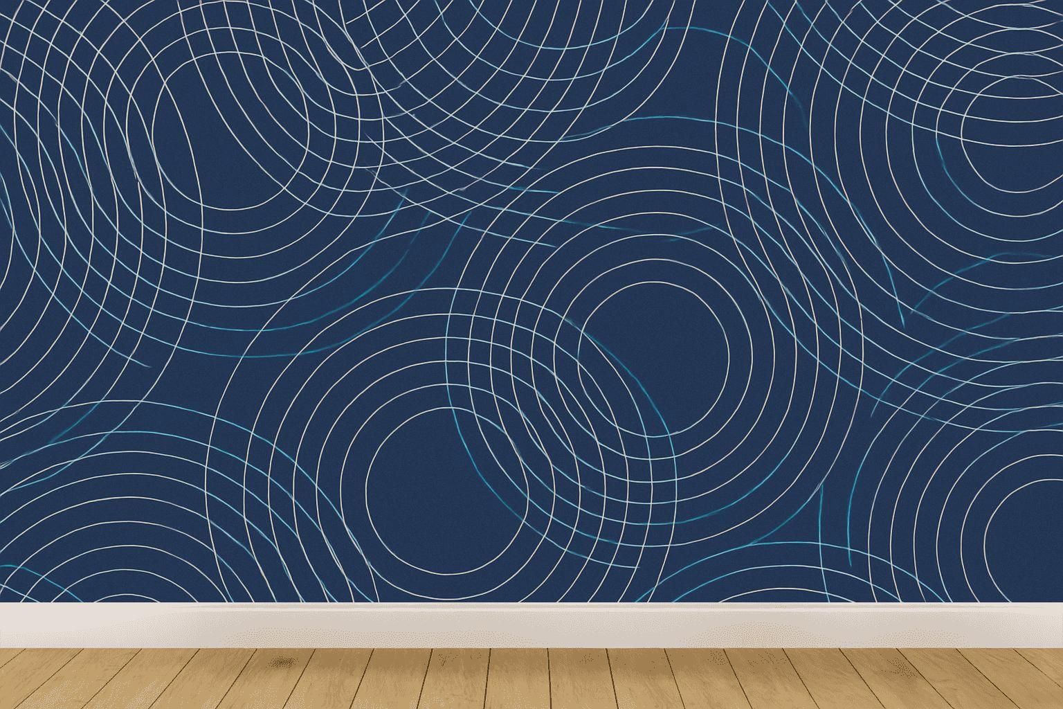 Moire Orbit Mesh premium wall decorations