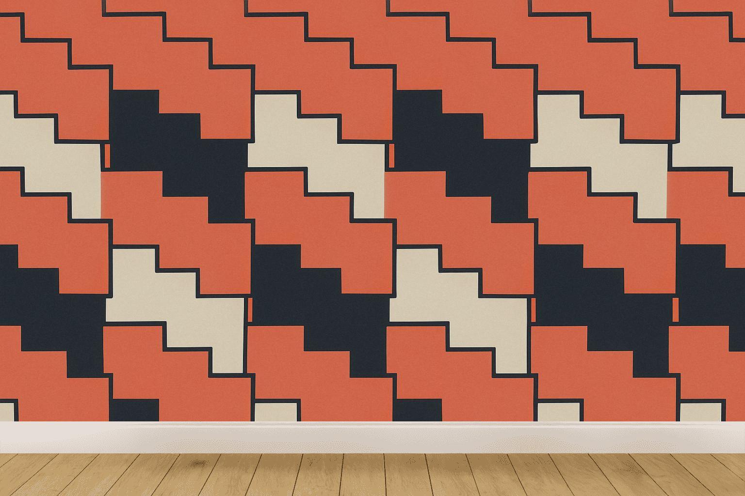 Staggered Prism Step Repeat custom wallpapers