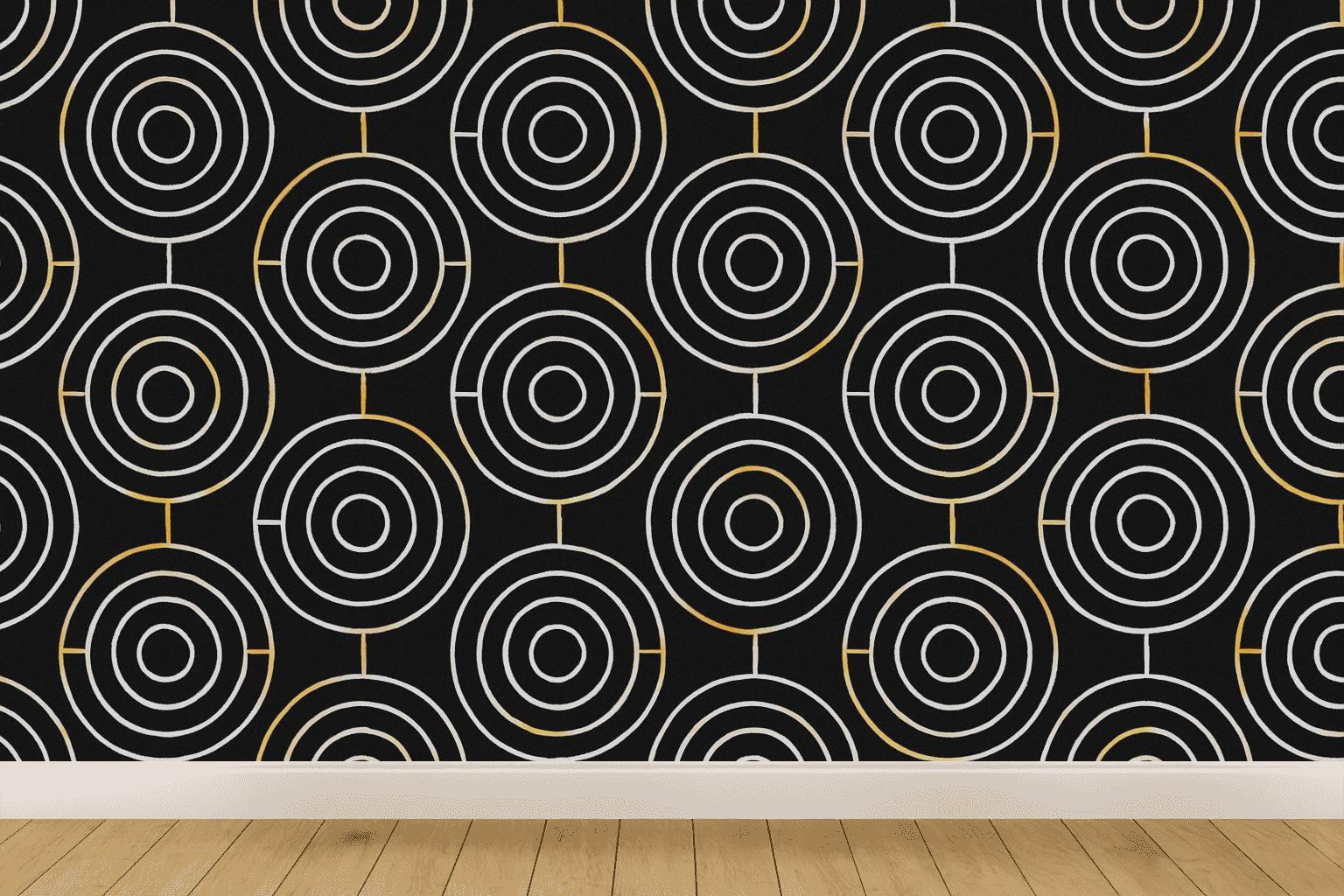 Concentric Track Interleave unique pattern wallpapers